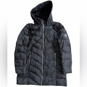Lauren Ralph Lauren poly/down filled hooded mid-length puffer coat